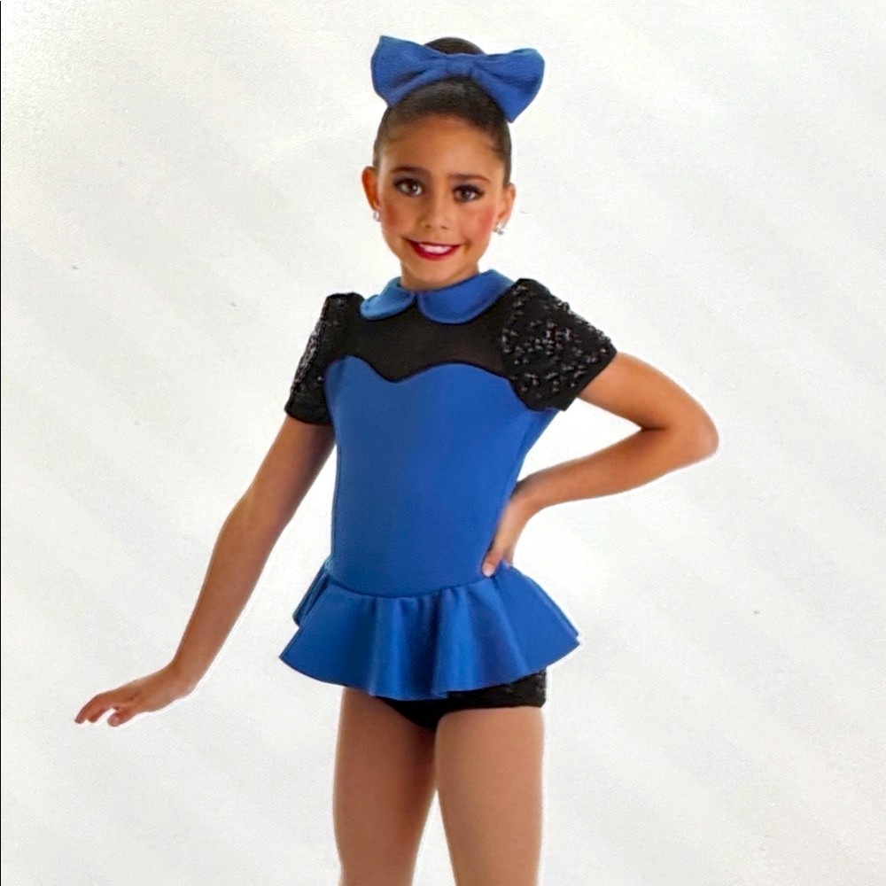 Weissman Blue and Black Kids Costume without the bow